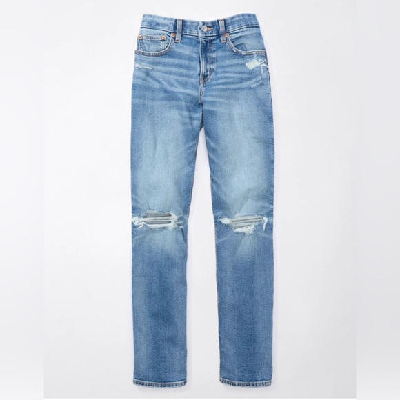 AE Stretch Curvy Ripped Straight - Picture 3 of 5